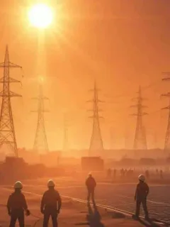 Electric grid heatwave reliability