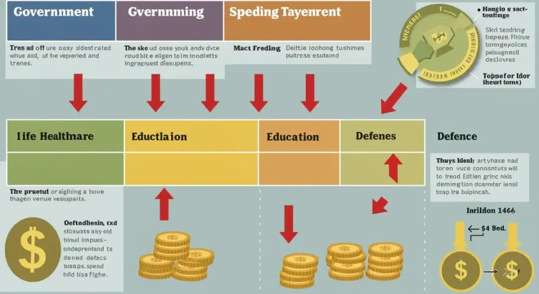 Infographic breaking down government spending categories and taxpayer implications from the 2026 budget.
