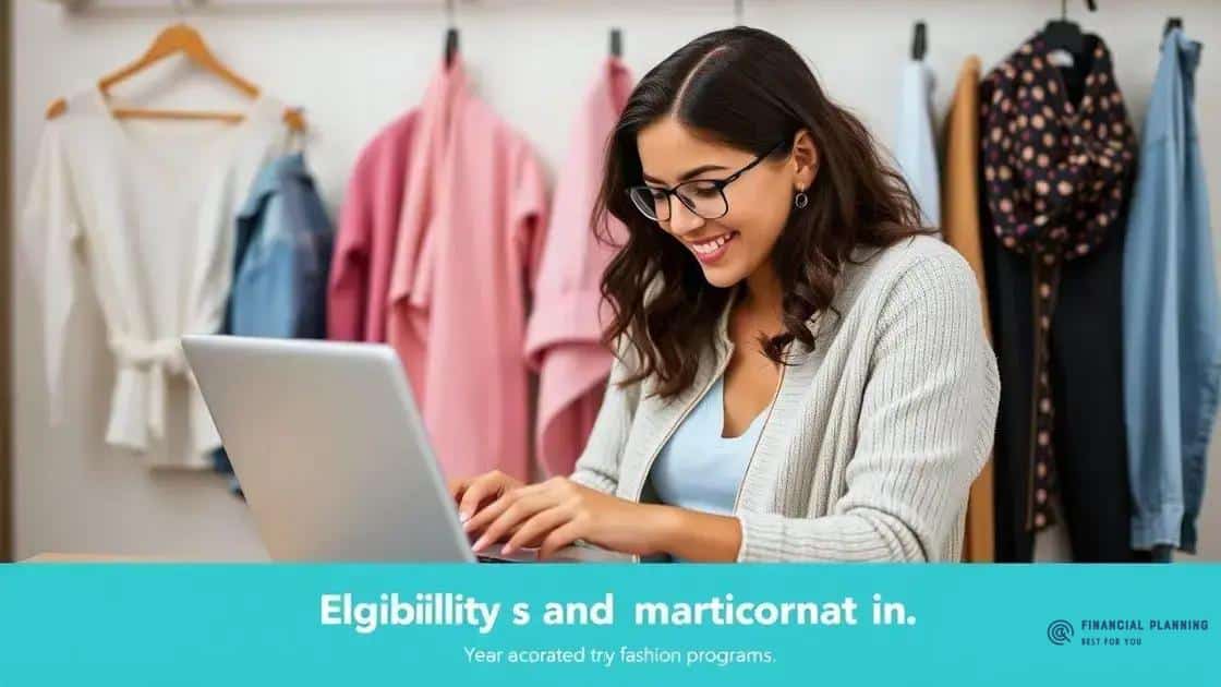 Eligibility criteria for participation