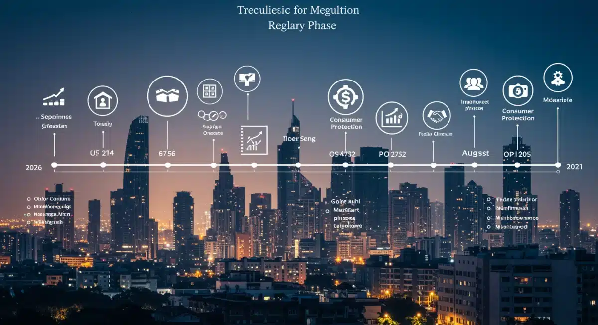 Timeline illustrating key regulatory milestones for Australian digital assets leading to August 2026.